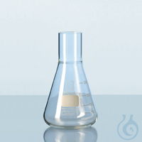 Beuta per batteriologia in vetro Pyrex/Duran ml.250 collo Ø38mm Beuta per batteriologia graduata...